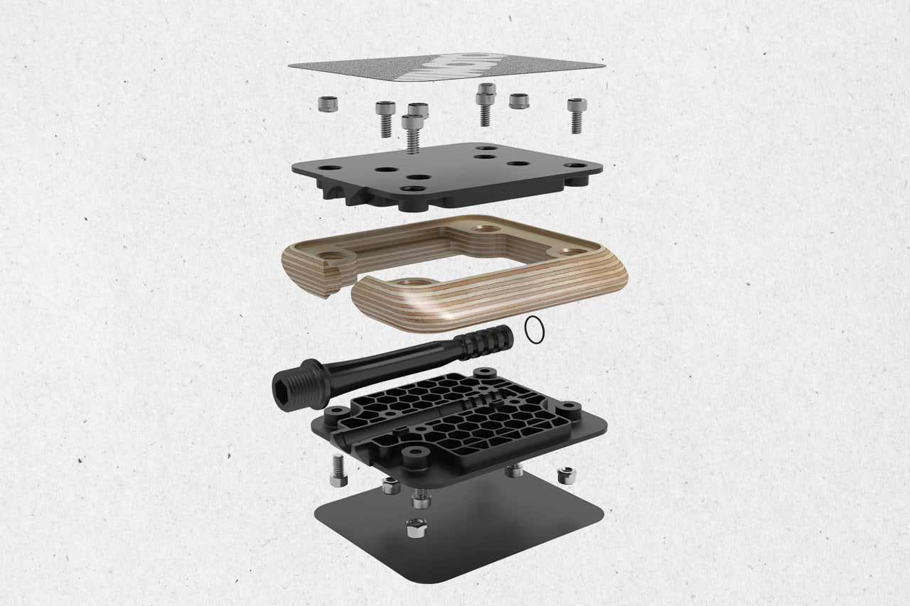 Pédale Moto - Urban classic bois